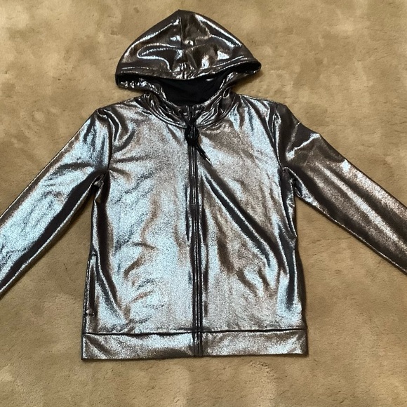 UNIQUE GREEN BAY PACKER JACKET PEWTER IN COLOR W/ POCKETS NEW SMALL - Picture 2 of 6